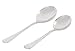 Serving Spoons Stainless Steel - Large and Medium Buffet Serving Set of 2 by Mallets Bay