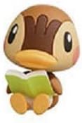 Animal Crossing Choco Egg Miniature Figure Part 2~#12 Kamomi Molly # Choco Egg~Figure and Base Only Without Mini Booklet