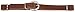Weaver Leather Straight Leather Curb Strap, Brown