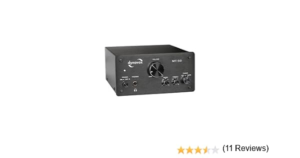 Dynavox MT-50 - Miniamplificador (50 W), color negro (importado ...