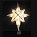 KSA Lighted Capiz Shell Star of Bethlehem Christmas Tree Topper - Clear Lights