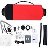 TABODD New 24V Air Diesel Fuel Heater 5KW Vehicle Heater LCD Monitor 5000W for Trucks Boats Bus Car Motor-Homes Red