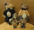 Boyds Bears Bailey and Matthew Bears and Ornaments #9228