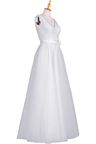 1 99Gown+Wedding+Dresses+V+Neck+Bridal