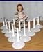 Metal Doll Stand for Dolls 6.5 to 11 Inches Tall