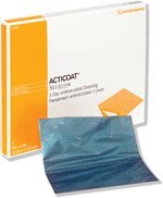 Acticoat 3 Day Burn Dressing with Silver Coated Antimicrobial Barrier, 5X5 Inches Overall, 5 box