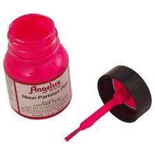 Angelus Acrylic Neon Paint 1 Oz. (Parisian Pink)
