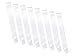 MauSong 4 PCS Blank White Satin Sash DIY Plain Sash for Bachelor Wedding Birthday Party, Slogan Blessing Funny Creativity
