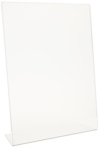 Deflect-O Anti-Glare Slanted Portrait Sign Holder (DEF879701)