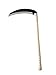 EmcoDea Steel Grass Sickle - Multipurpose Gardening Hand Sickle Weeding Grass Sickle Wooden Handle (7