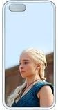 iPhone 5 Case, iPhone 5S Cases - Scratch-Resistant Soft Case Bumper for iPhone 5/5s Daenerys Targaryen Game Of Thrones Slim Fit White Rubber Back Case for iPhone 5/5S