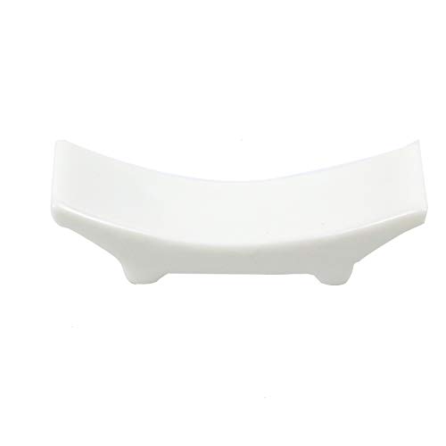 WEFOO 10 Pcs Modern White Porcelain Porcelain Chopstick Stand Rest Rack/Knife Rests