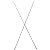 Metaltech Scaffolding Cross Brace - 7Ft.L x 4Ft.H, Model# M-MC4884