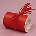 Red Matte Raffia Ribbon, 1/4