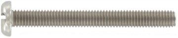 (1000pcs) DIN 85 M6X10 Slotted Pan Head Screws A2 Stainless Steel, Ships FREE in USA by Aspen Fasteners, ASSP008526-10