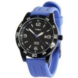 Timex Men's Sport Collection Watch | Black Case/Blue Strap | T2P137