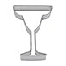1 X MARGARITA GLASS cookie cutter 4 IN B1470