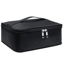 Travel Makeup Bag Large Cosmetic Bag Make up Case Organizer for Women and Girls (A-Black) 4 Travel Makeup Bag Large Cosmetic Bag Make up Case Organizer for Women and Girls (A-Black)