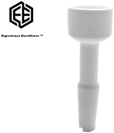 SCIENTIFIC EXPERIMENT SUPPLIES 12-1579 10MM THREADED CERAMIC CUP MALE WHITE