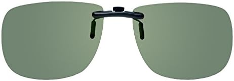 Montana Eyewear Polarized Clip-On Sunglasses C2A in G15 Green 54mm