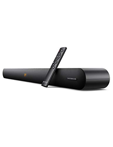Soundbar, TaoTronics 2.1 Channel TV Sound Bar, 3 Equalizer Modes, 90W, 36-Inch, Button and Remote Control, Wireless Bluetooth 4.2/Wired Optical/Aux/Coaxial Connection, Wall Mounted Home Theater SPE