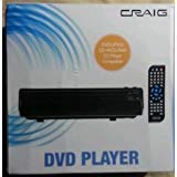 Craig DVD/Jpeg/CD-R/CD-RW/CD Compatible Player CVD505 BLACK