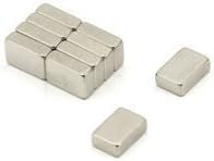 45H Neodymium Magnet for Arts Crafts, Model Making, DIY and Hobbies - 6mm x 4mm x 2mm thick - 0.75kg Pull - Pack of 10
