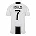 JD JERSEYS Juventus Ronaldo # 7 Soccer Jersey 2018 2019 Home Men's Jersey (Large)