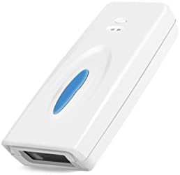 PowerRider Bluetooth Wireless Mini Barcode Scanner USB Handhede CCD QR Bar Code Reader For Iphone/Android/Mac and Pc Support Mobile Payment support Phone Screen (White)