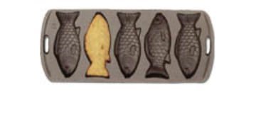 Click Here to See More Images John Wright 73-311JW Fish Muffin Pan