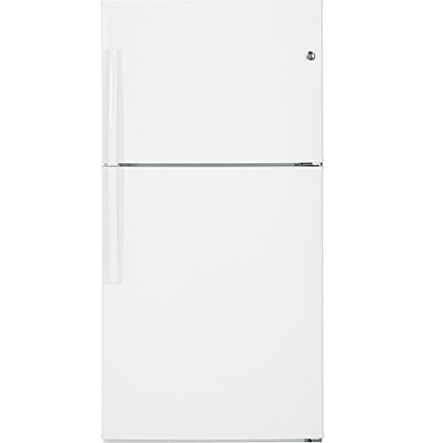 Click Here to See More Images GE GTE21GTHWW 21.2 Cu. Ft. White Top Freezer Refrigerator - Energy Star