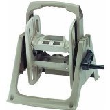 Suncast 100-Foot Capacity Portable/Wall Mountable Garden Hose Reel, Taupe, TSA100M