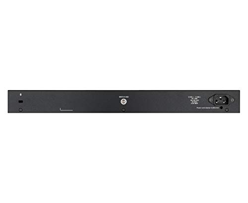 D-Link-DGS-1250-28X-Switch-28-Puertos-Gigabit-Gestionable-con-UpLink-a-10Gbps-Layer-2-y-Layer-3-Lite-24x-101001000BASE-T-4X-10G-uplink-SFP-y-1x-Consola-RJ-45-Negro
