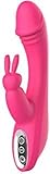 Upgraded G Spot Vibrator Rabbit Dildo Vibrator with 7 Powerful Vibration Clitoris Stimulator Vibrator for Female Dildo Adult Sex Toys for Women and Couples
