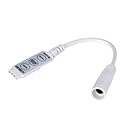 HitLights RGB Multicolor LED Strip Light In Line Controller - 144W for LED Tape Lights