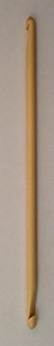 1Pcs Craft Project Tools Double Ended Tunisian Bamboo Crochet Hook Knitting Kits Needles Hands Needlecrafts, Size H (5.0 mm) US 8 Size