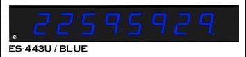 ESE SMPTE / EBU Timecode Display 8 Digit Display