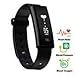Fitness Tracker,Hizek Activity Tracker with Heart Rate Monitor Wireless IP67 Waterproof Wristand Pedometer with Sleep Monitor/Step Counter/Calories Track/GPS Tracker for Smartphone