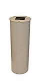 Erva Post Mounted Squirrel Baffle, Tan, 8