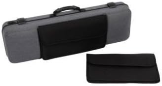 Jakob Winter 51025 GreenLine Oblong 4/4 3/4 Violin Case, Black Music Pocket