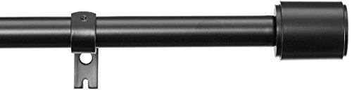 3 AmazonBasics+Curtain+Finials+Black+2+Pack