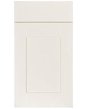 Gresham Ivory Vinyl Wrapped Replacement Kitchen Cabinet Cupboard