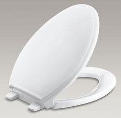 SNOWBELL European Easy Move Wall Hung Toilet Commode Seat Cover Compack (White)
