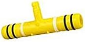 Blazing BLZ-1401-129 Swing Pipe Barb Combo Tee, 1 by 1 by 1", Yellow