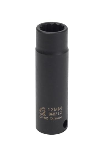 Sunex 368212 Soquete de impacto profundo de 12 mm de 12 mm