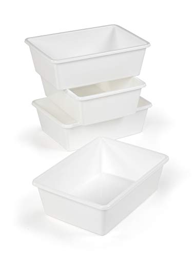 Humble Crew Large Plastic Storage Bins for Kids, Set of 4 Sturdy Toy Organizer…