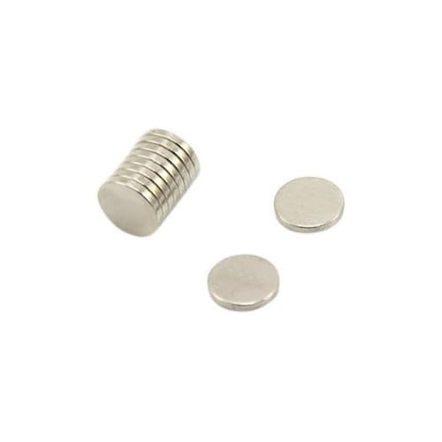 N45SH High Temperature Neodymium Magnet for DIY, Engineering and Manufacturing Applications - 10mm dia x 1.5mm thick - 1.1kg Pull - Pack of 10