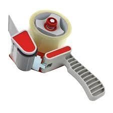 3 Ways Hand Held Tape Gun / Dispenser for 48mm & 50mm Rolls, Metal, Manual Operation, Part Number 0150001