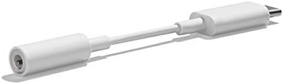 Google USB Type C to 3.5mm Headphone Adapter Pixel, XL, Pixel 2, XL, Pixel 3, Pixel 3XL, Other USB Type-C Phones - White