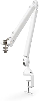 PSA1+ - Braccio professionale da studio con smorzamento a molla e gestione dei cavi (Bianco)